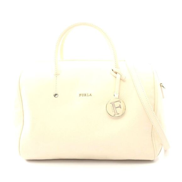 Furla Handbags - Furla ALISSA Leather Tote Bag Ivory